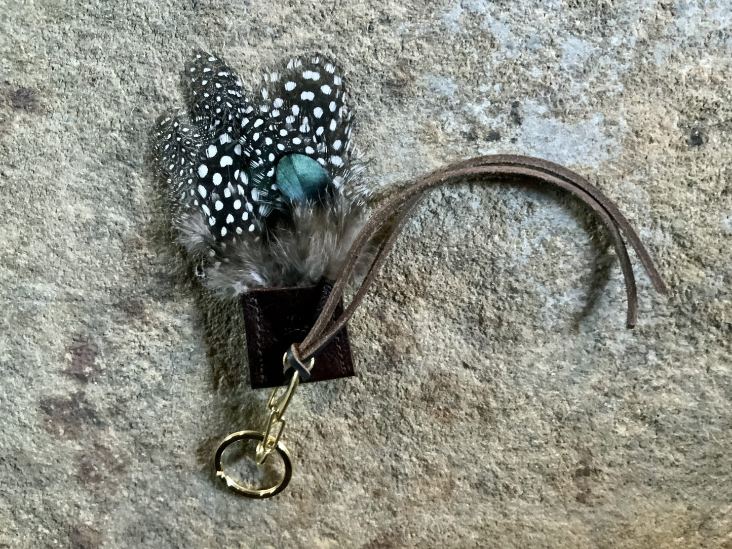 The Feather Luxe Key Ring