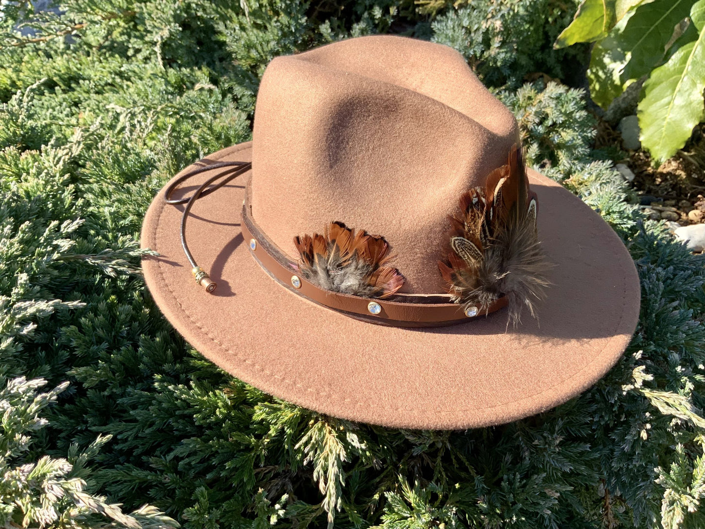 The Ghigau Pheasant And Rhinestone Hat Band