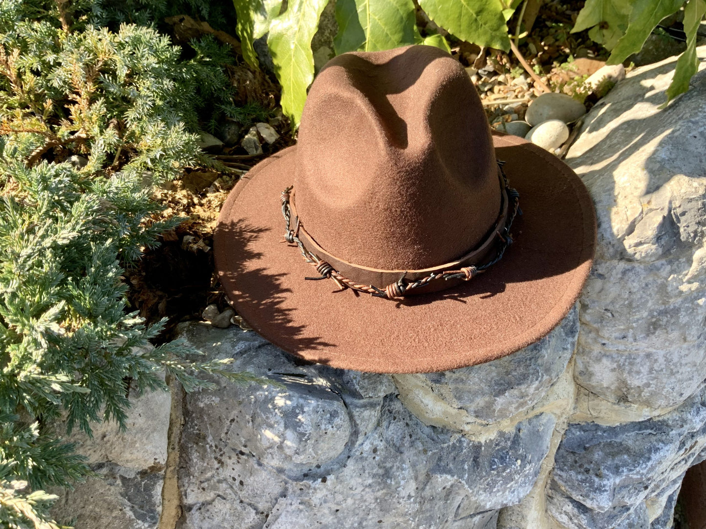 The Snare Leather Hat Band