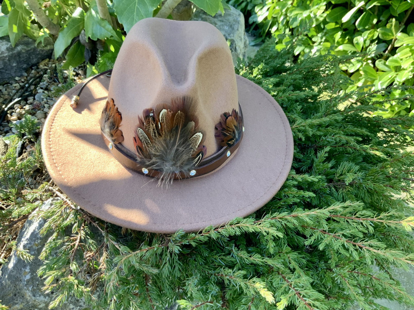 The Ghigau Pheasant And Rhinestone Hat Band