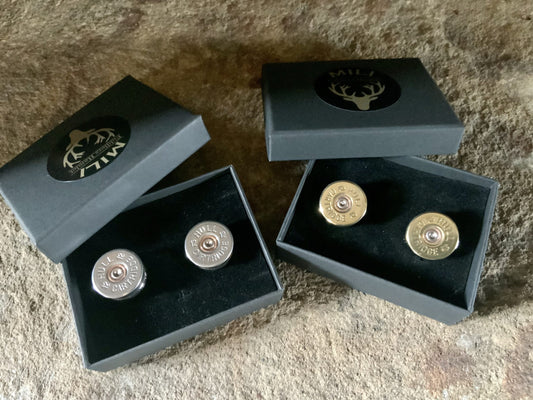 Spent Cartridge 12 Bore Cufflinks