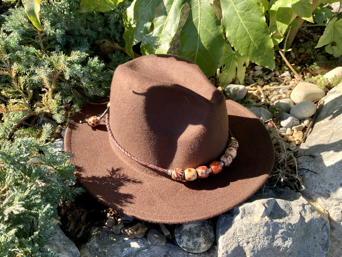 The Bo-Ho Chic Leather Hat Band