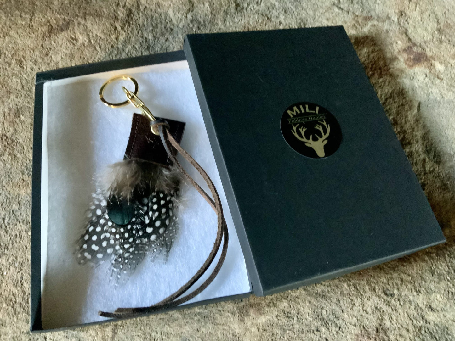 The Feather Luxe Key Ring