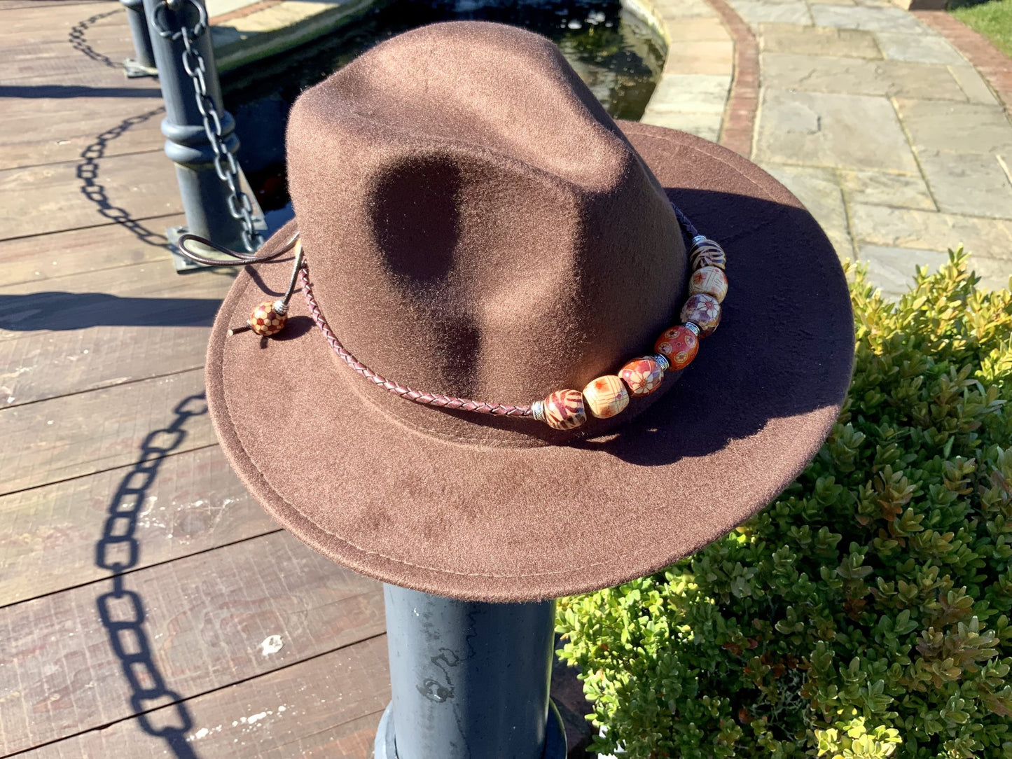 The Bo-Ho Chic Leather Hat Band