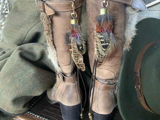 The Field Feather Wing Boot Tassel