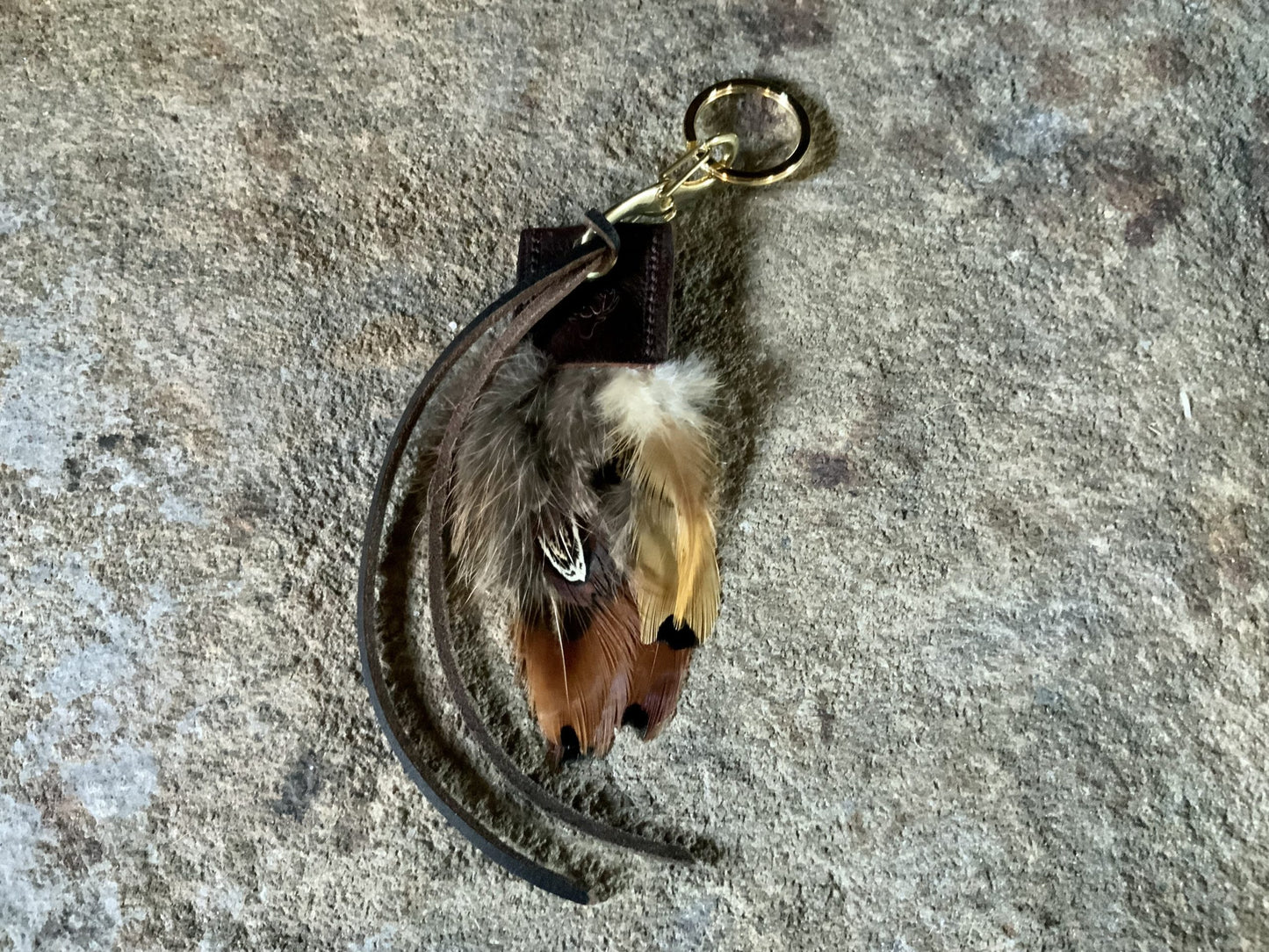 The Feather Luxe Key Ring