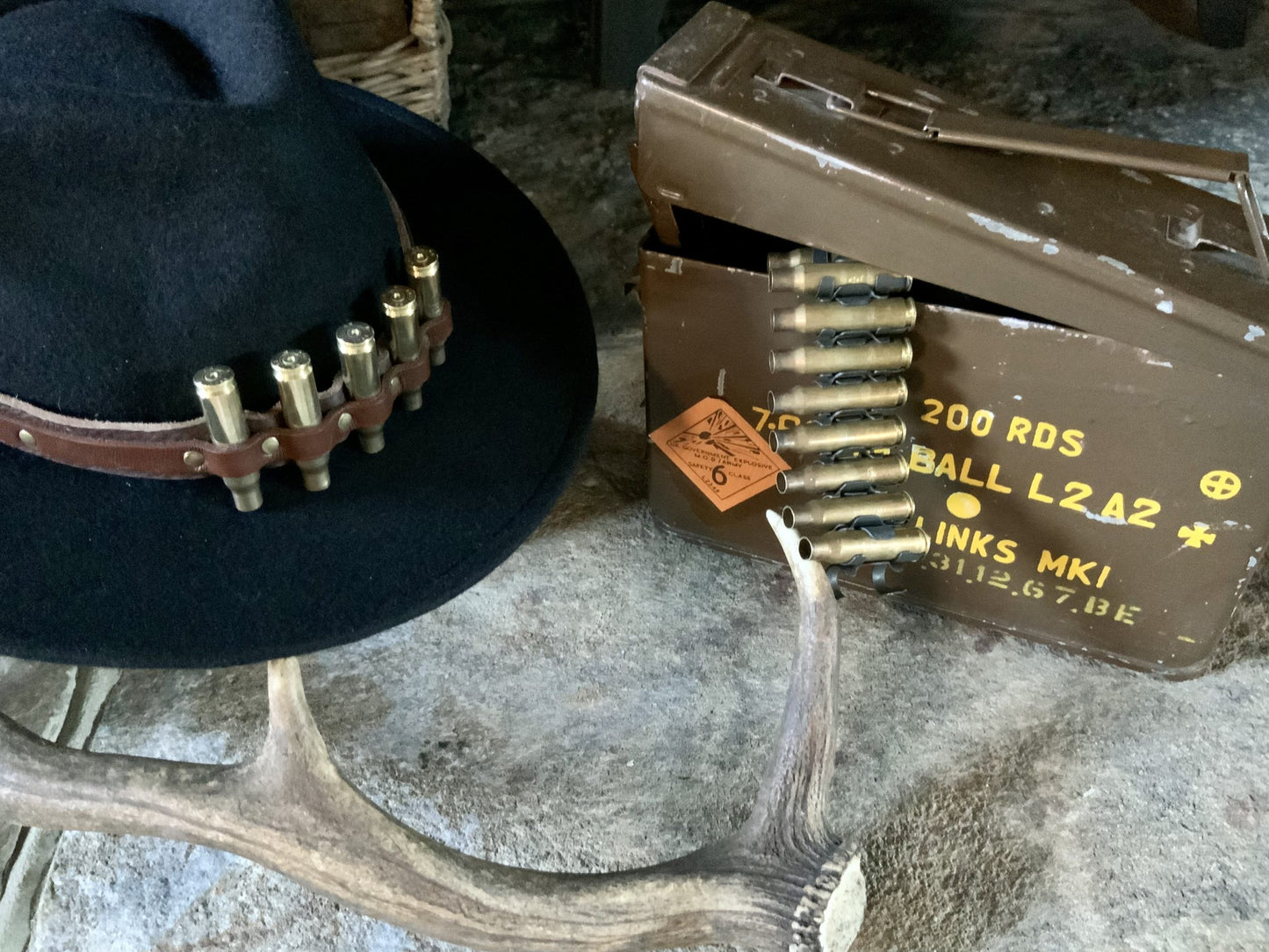 The Gunslinger Leather Hat Band