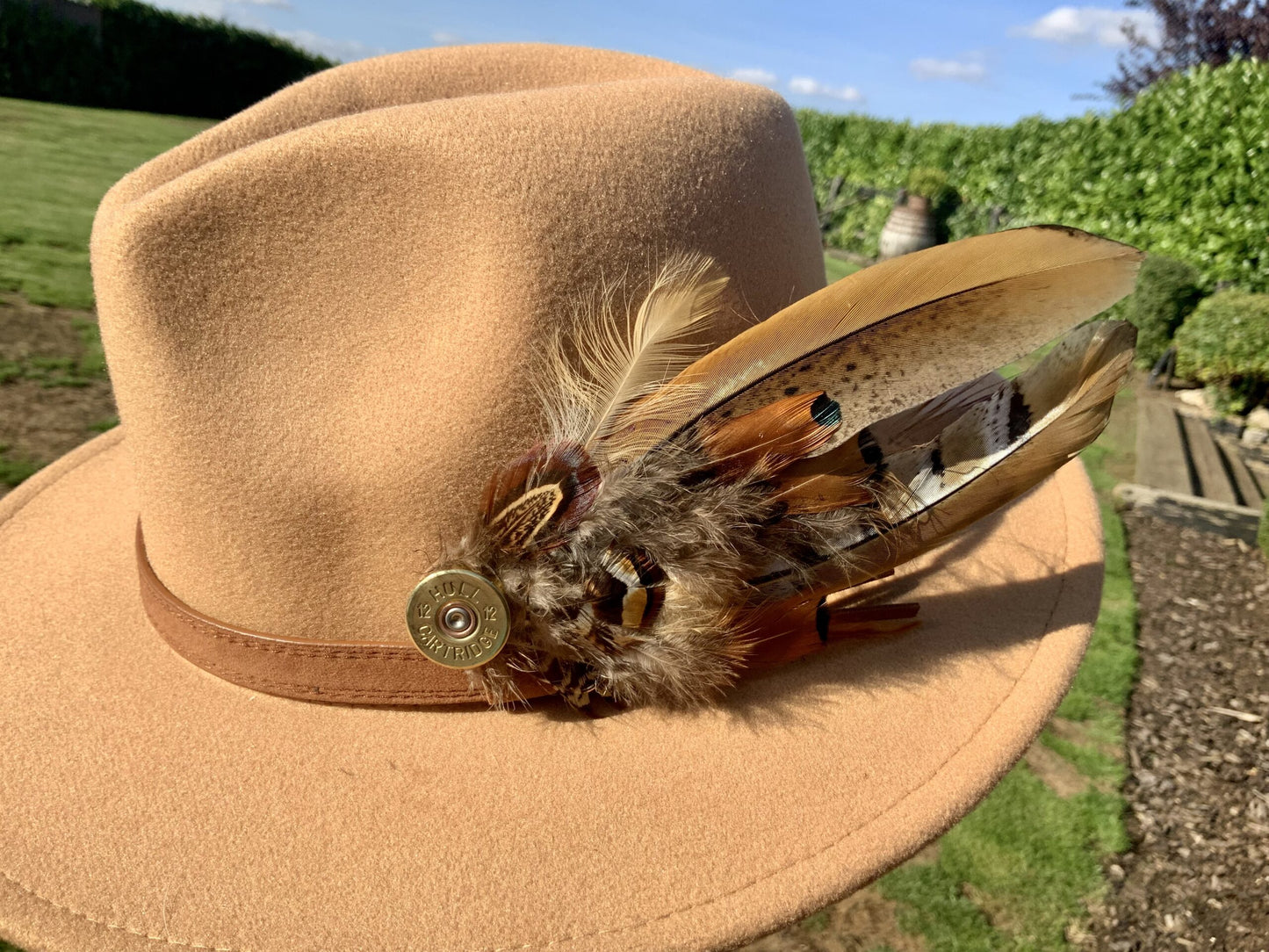 Golden Reeves Venery Pheasant Hat/Lapel Brooch