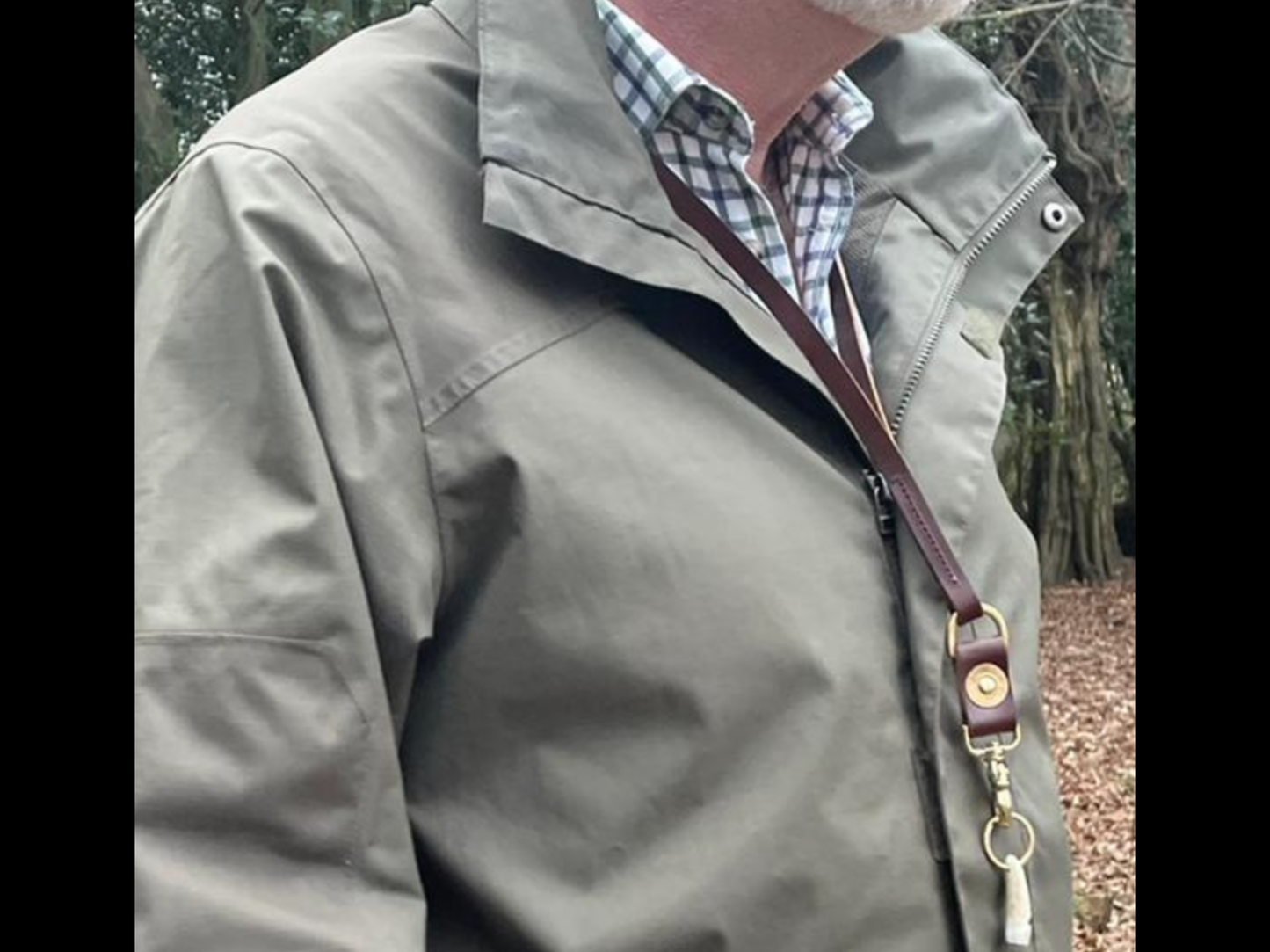 The GameKeeper Leather Lanyard