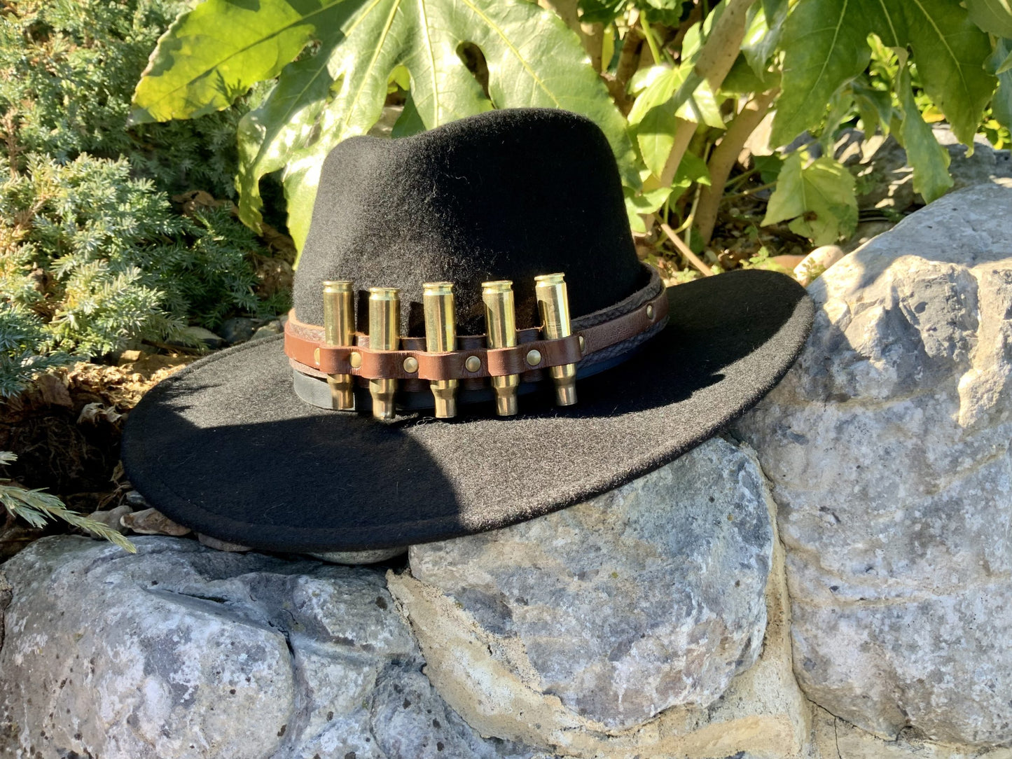 The Gunslinger Leather Hat Band