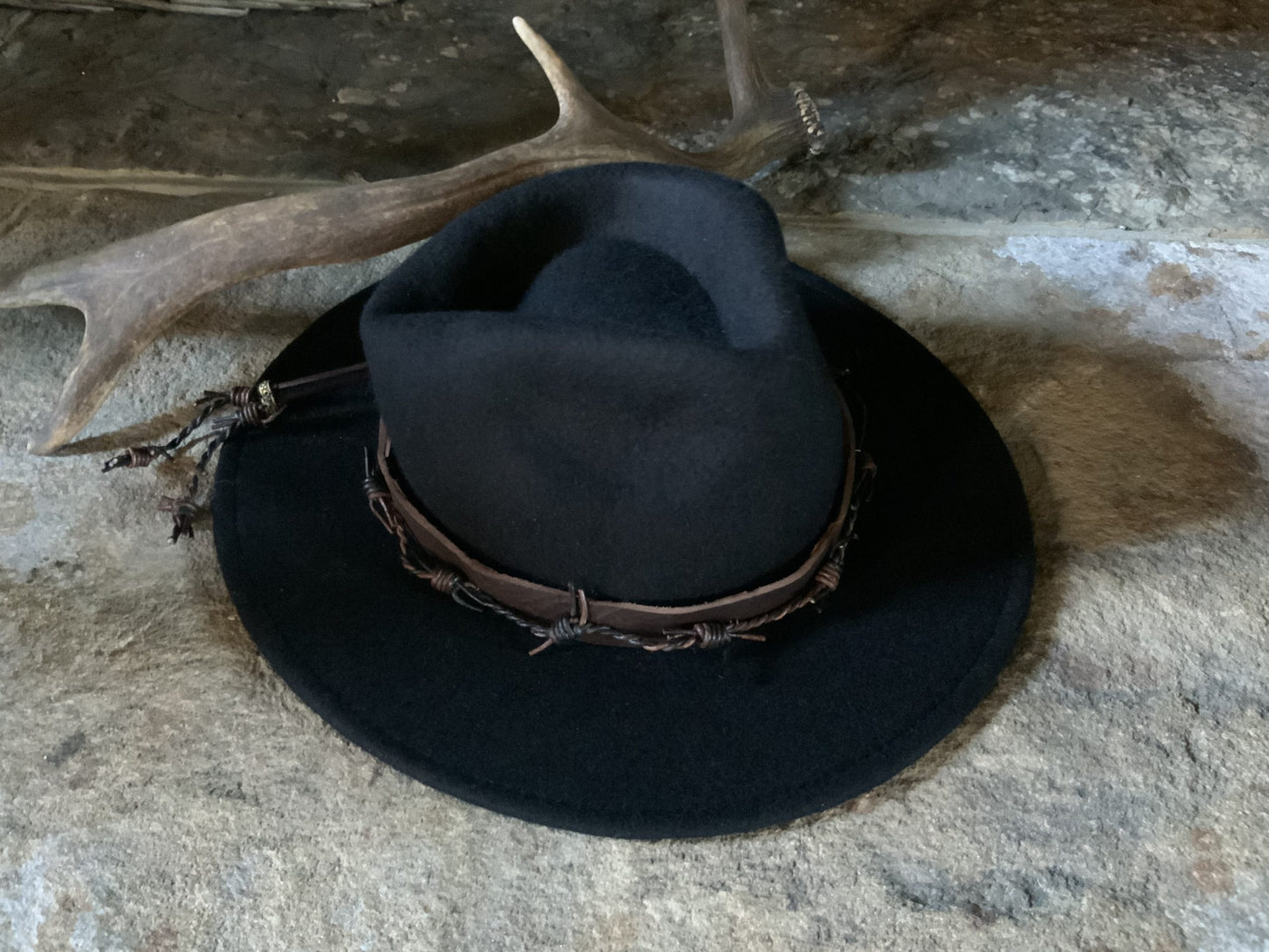 The Snare Leather Hat Band