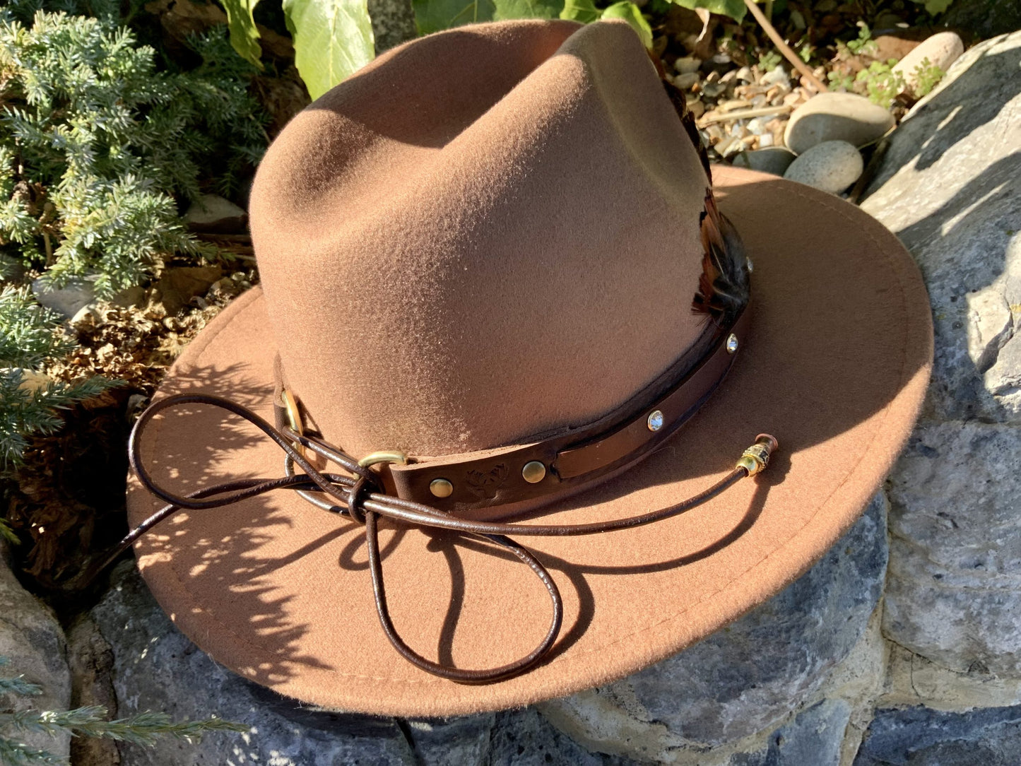 The Ghigau Pheasant And Rhinestone Hat Band