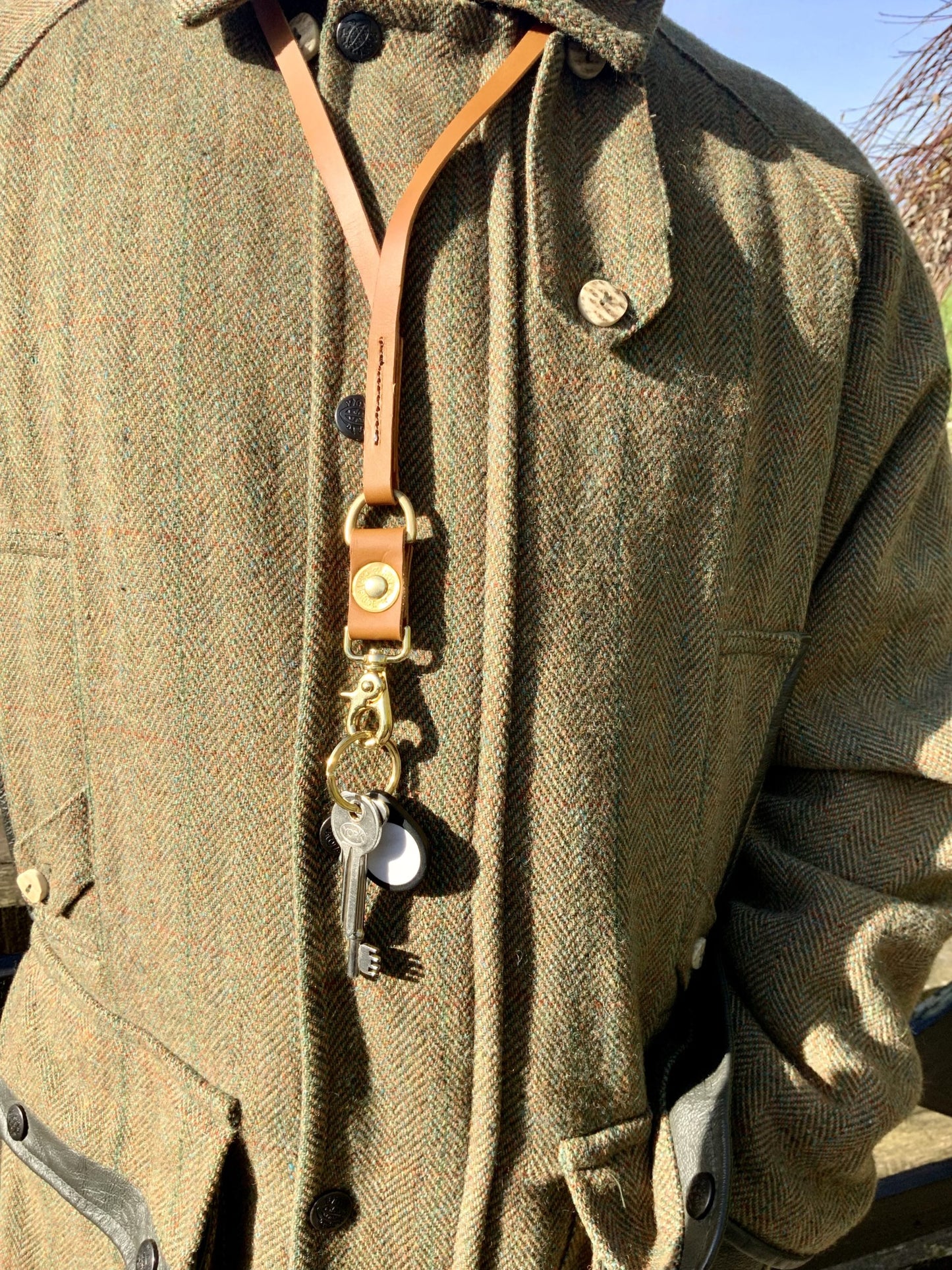 The GameKeeper Leather Lanyard