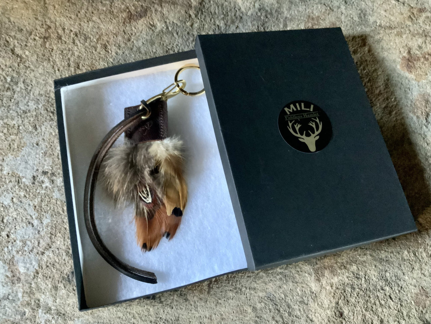 The Feather Luxe Key Ring