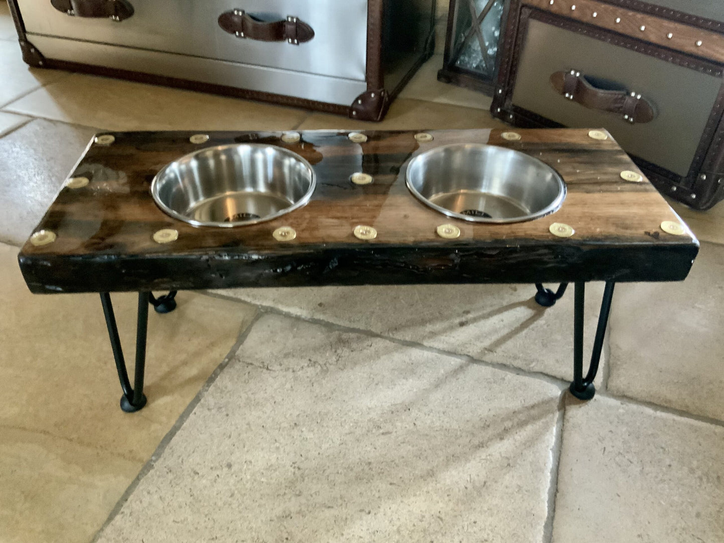 The Gun Dog Bowl Stands