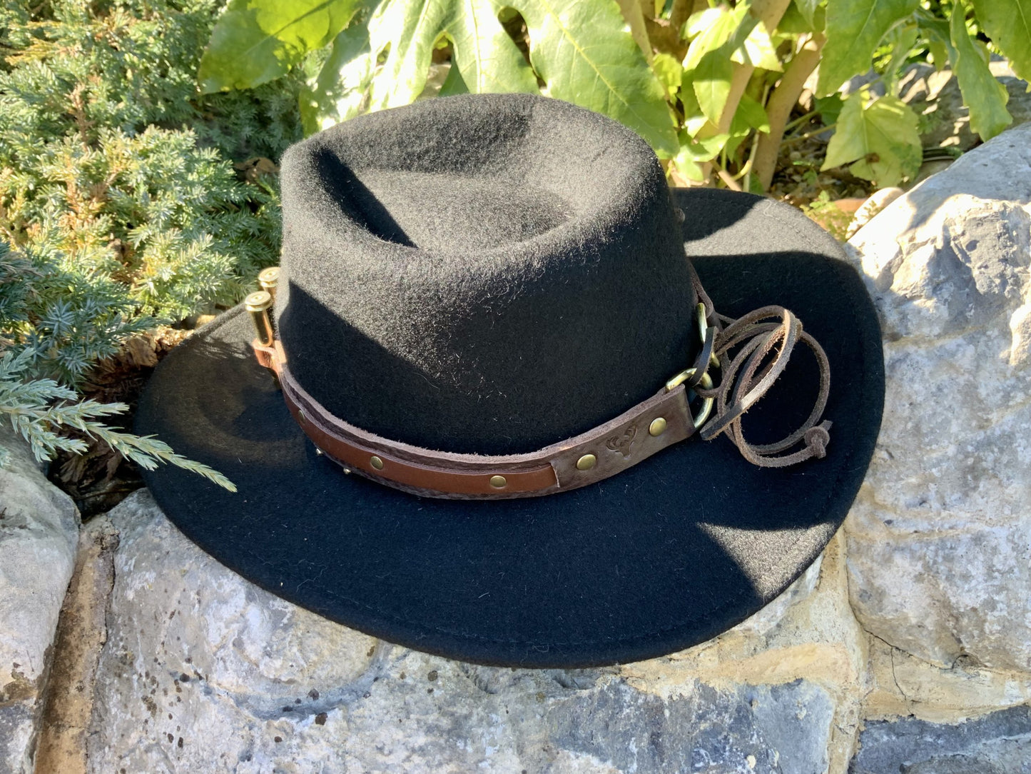 The Gunslinger Leather Hat Band