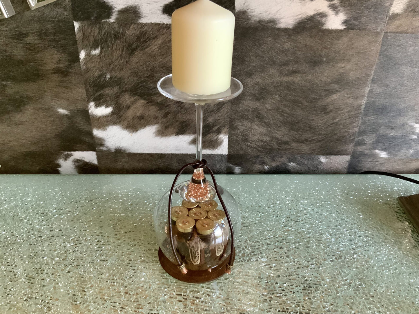 Pheasant Shot Goblet Candle