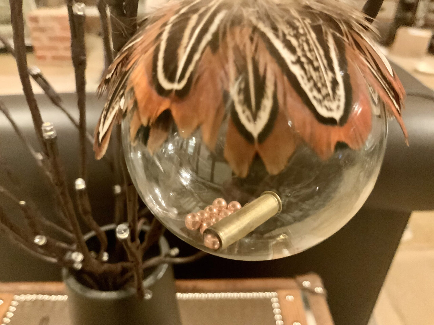 Pheasant Bullet Bauble